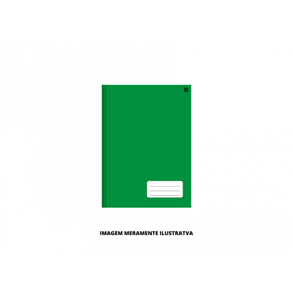 CADERNO - ANIMATIVA - BROC 1/1 CD 96F KBOM VERDE